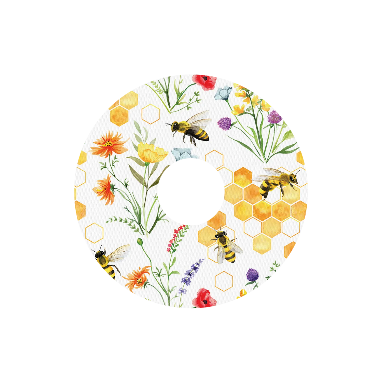 Freestyle Libre Bees and Flowers Design Patches