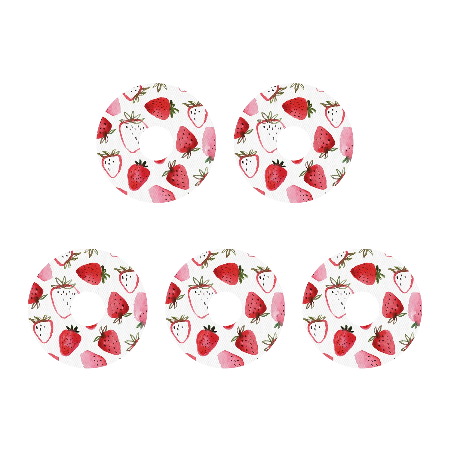 Freestyle Libre Strawberries Design Patches