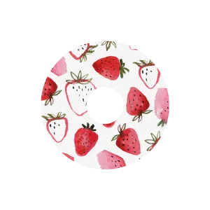 Freestyle Libre Strawberries Design Patches