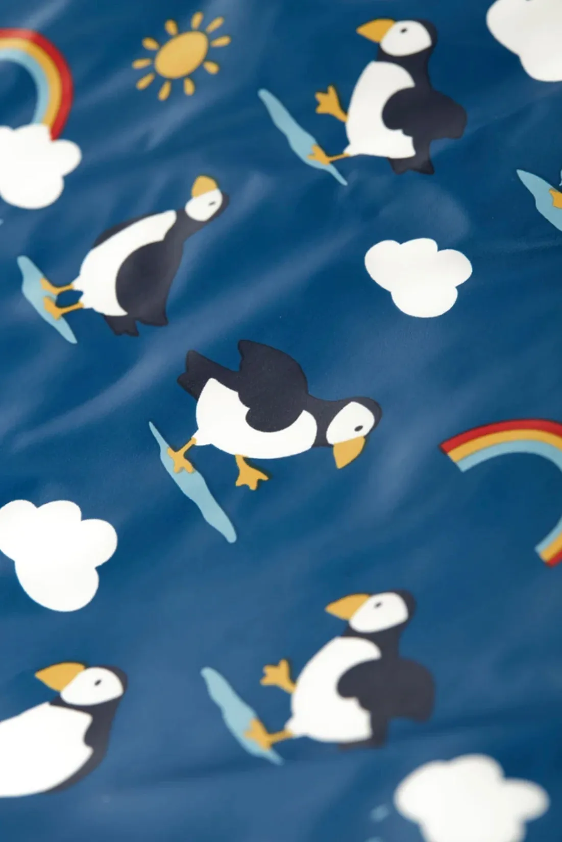 Frugi Puddle Buster Raincoat Puffin Owa205pfo