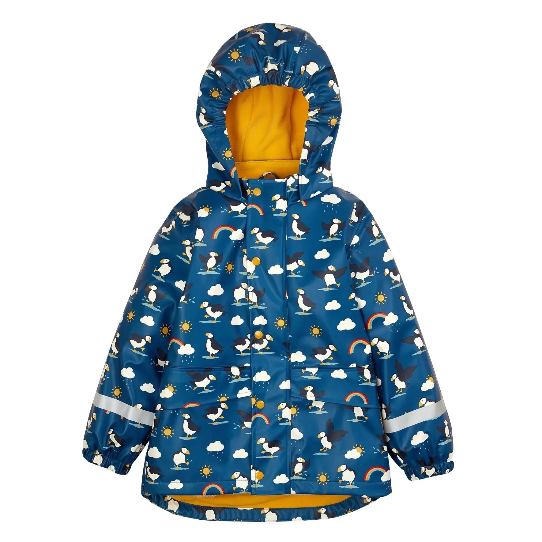 Frugi Puddle Buster Raincoat Puffin Owa205pfo