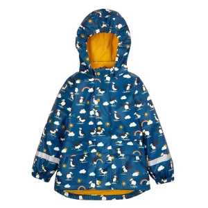 Frugi Puddle Buster Raincoat Puffin Owa205pfo