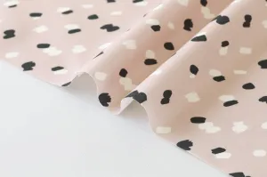 Geometric Cotton Fabric - Pink, Blue or White - By the Yard 6431-2