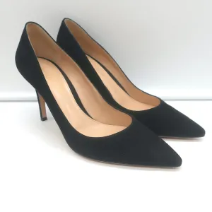 Gianvito Rossi Gianvito 85 Pumps Black Suede Size 39 Pointed Toe Heels