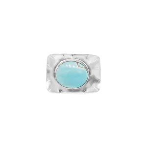 Ginevra - Sleeping Beauty Turquoise Woven Nest Ring