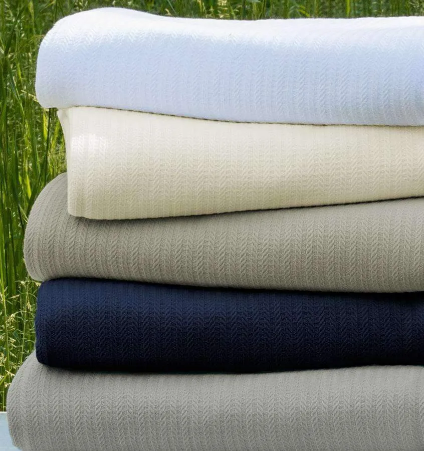 Grant Woven Blanket by Sferra