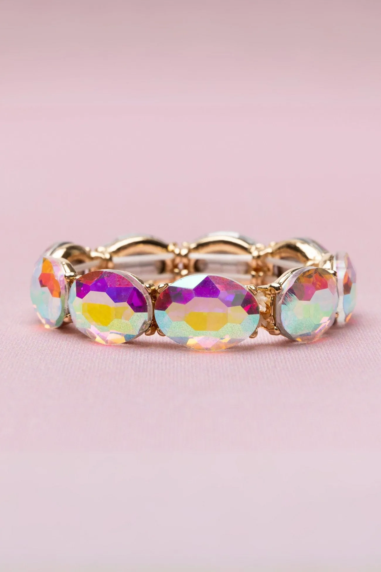 Great Pretenders - Boutique Chic Aurora Borealis Gem Bracelet