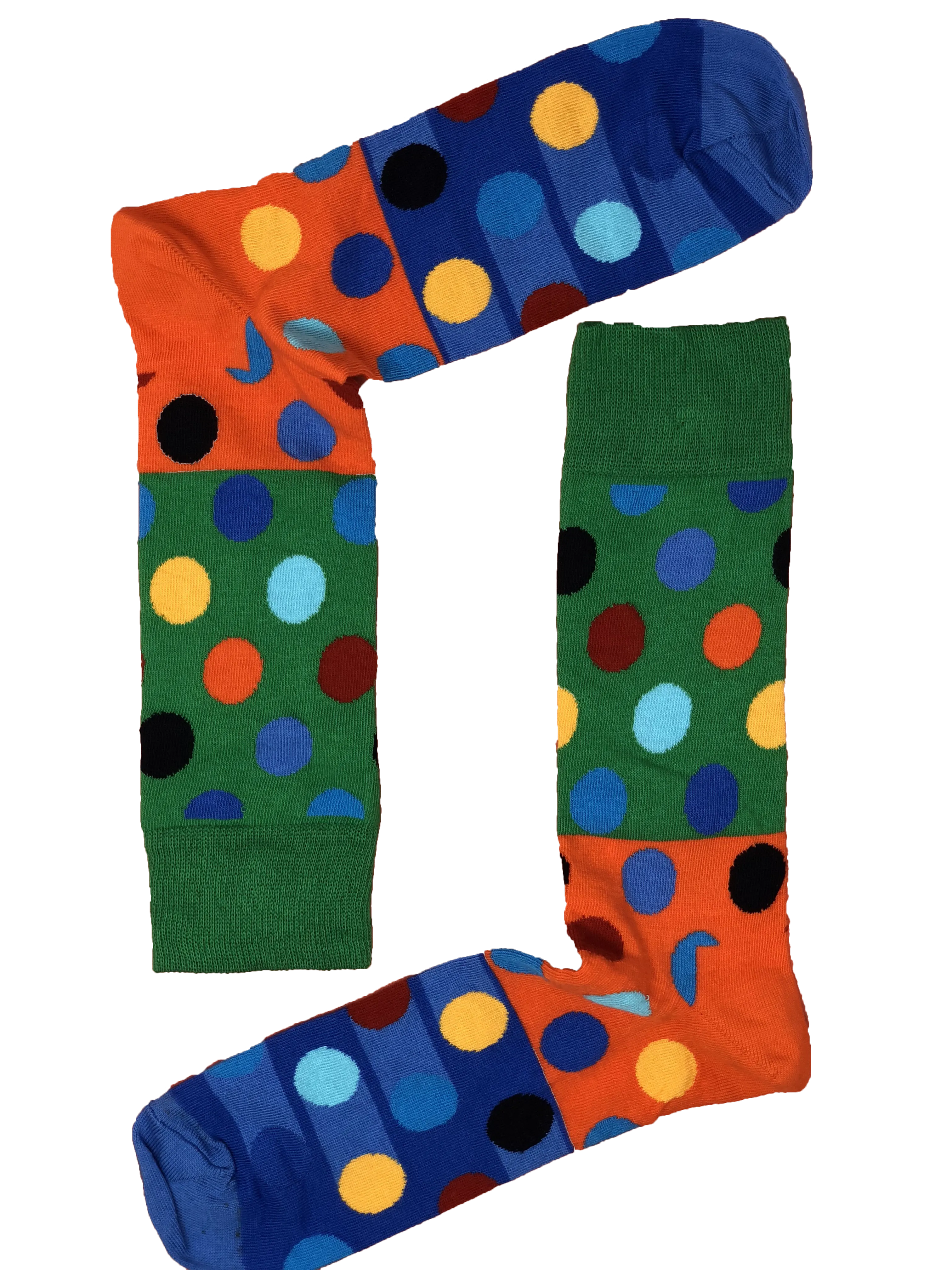 Green Big Dots Sock