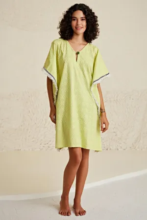 Green Breezy Bliss Kaftan