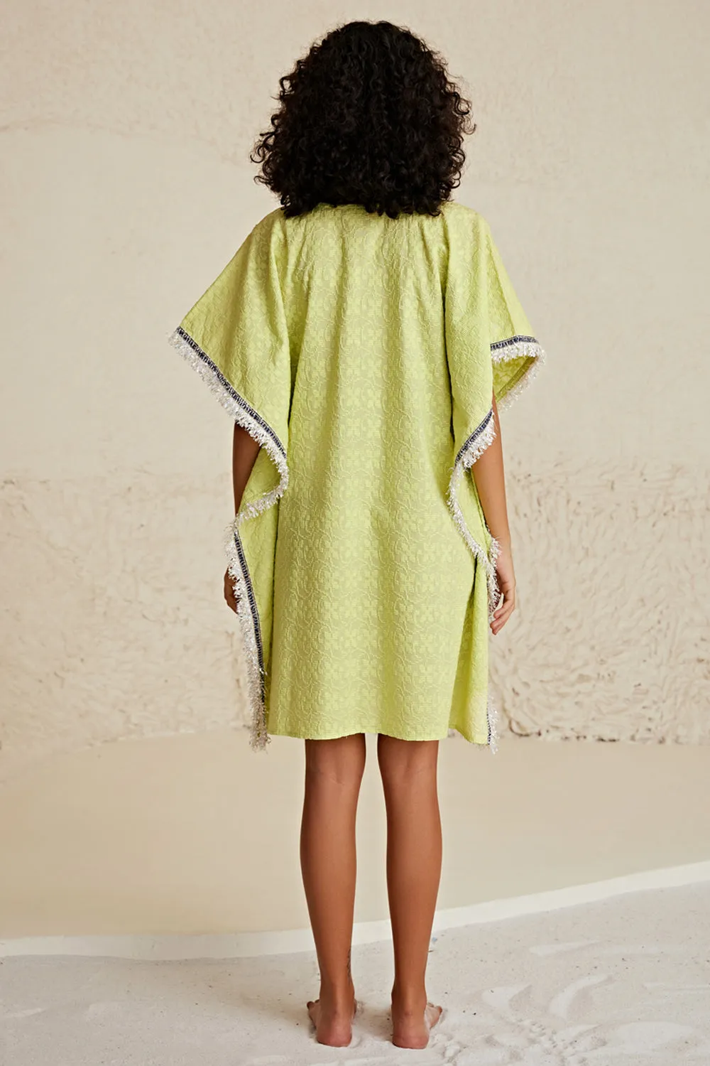 Green Breezy Bliss Kaftan