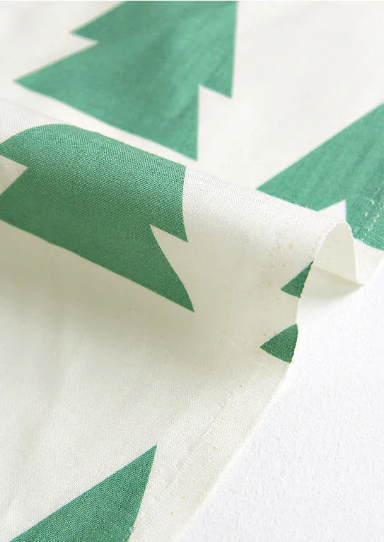 Green Trees Cotton Fabric - By the Yard 80021