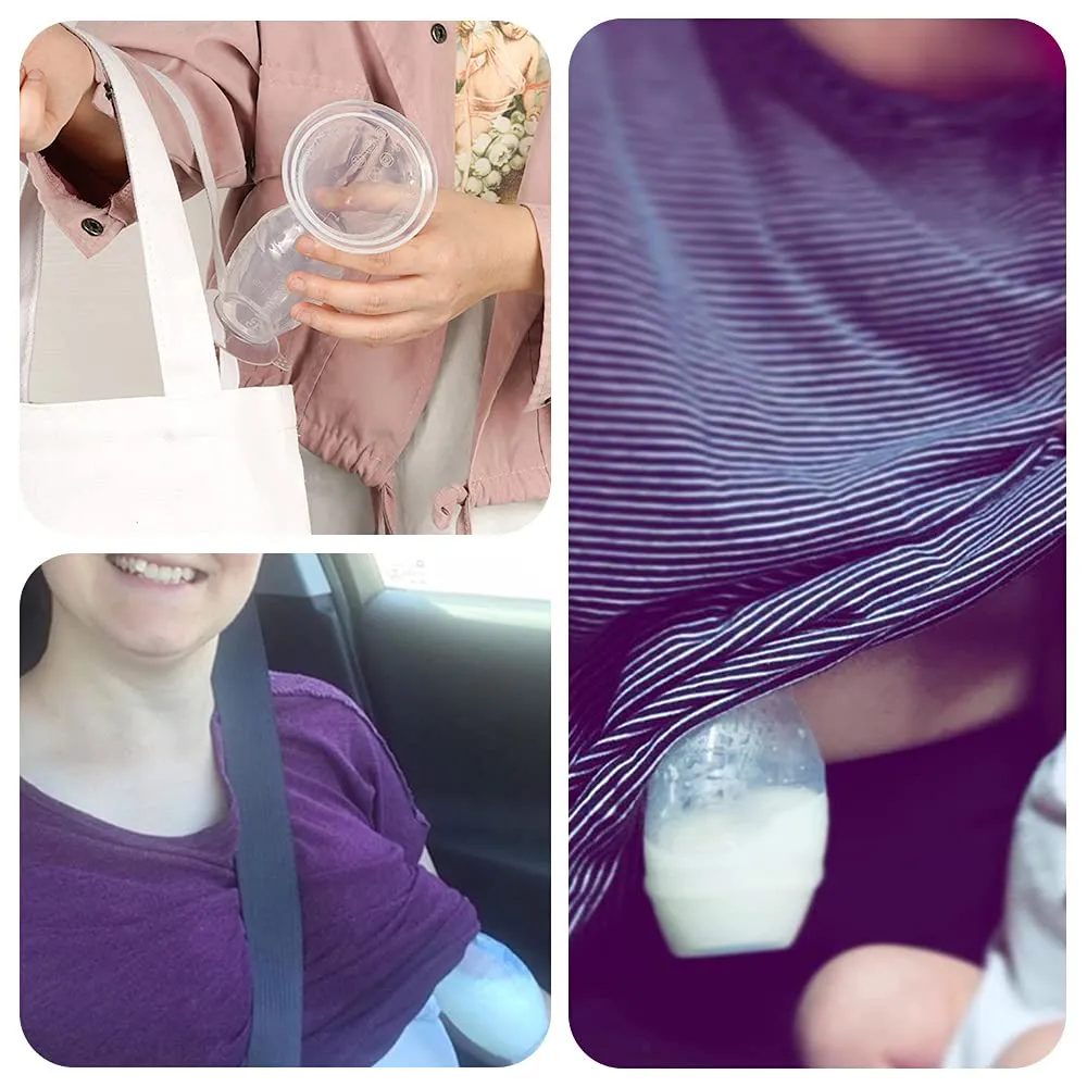 Haakaa Manual Breast Pump with Suction Base