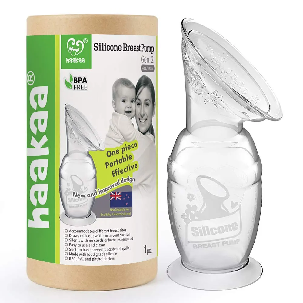 Haakaa Manual Breast Pump with Suction Base
