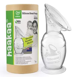 Haakaa Manual Breast Pump with Suction Base