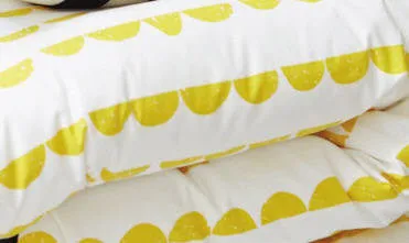 Half Moon Cotton Fabric - Yellow - By the Yard