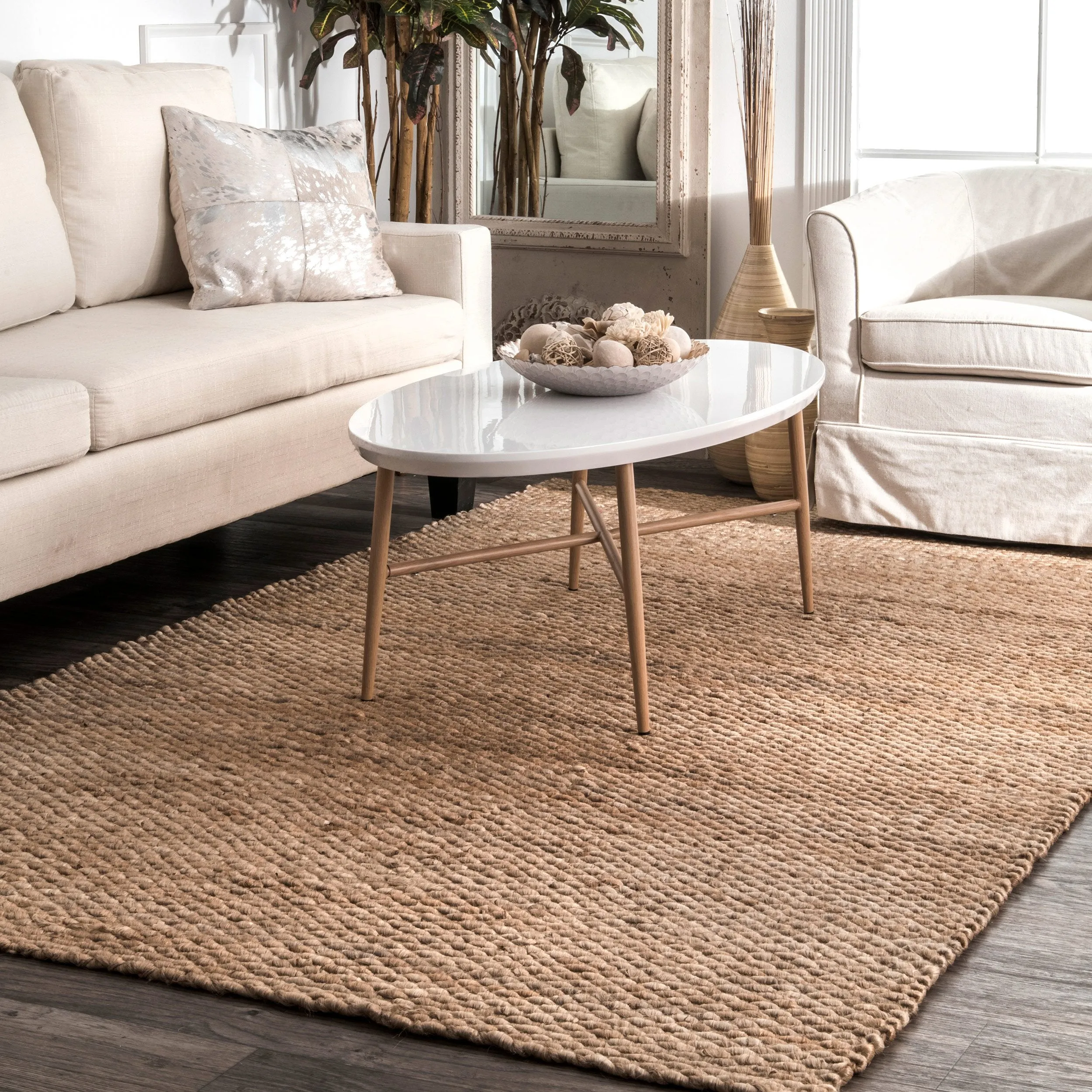 Hand Woven Hailey Jute Rug