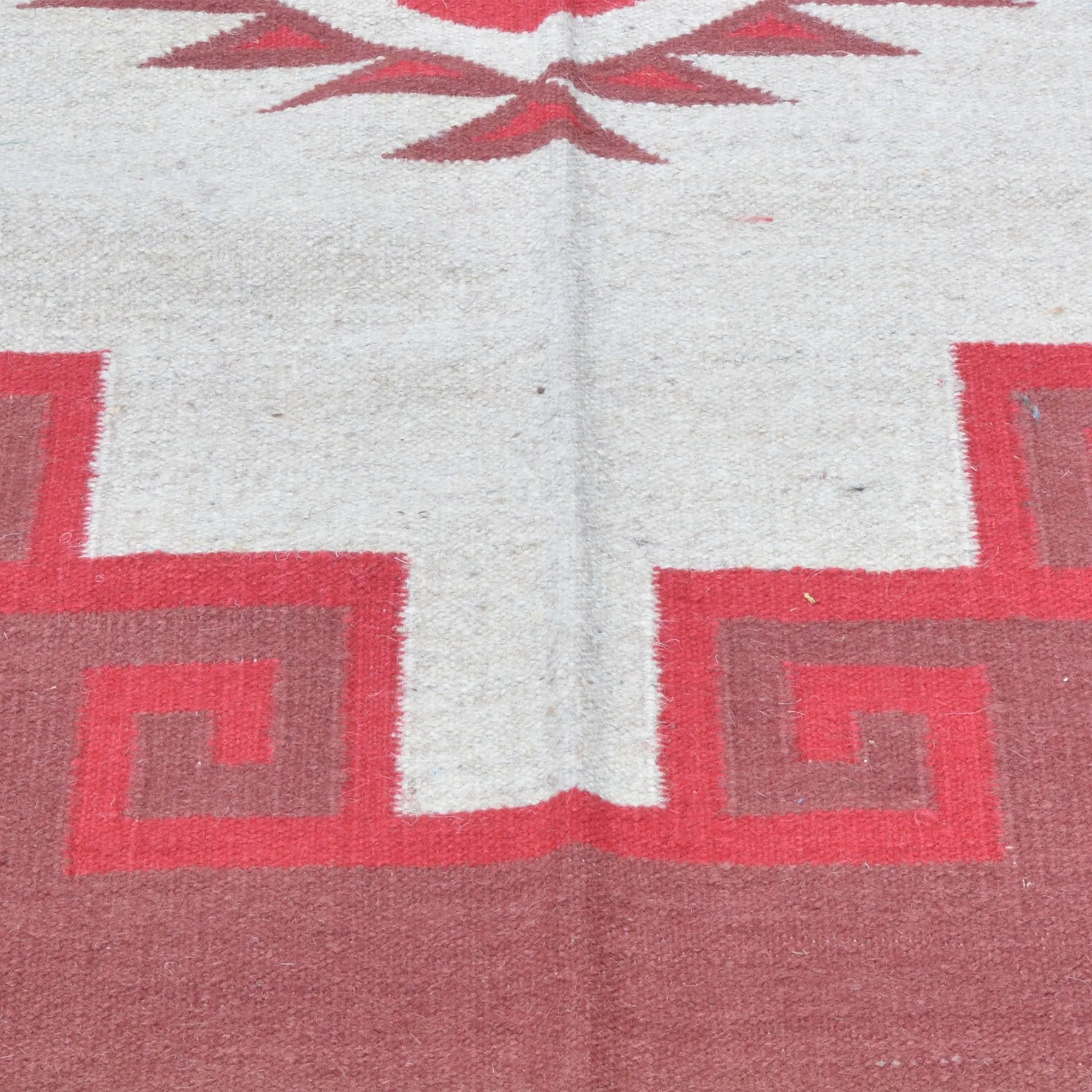 Hand-Woven Southwestern Design Handmade Wool Rug (Size 8.2 X 10.0) Brrsf-1653