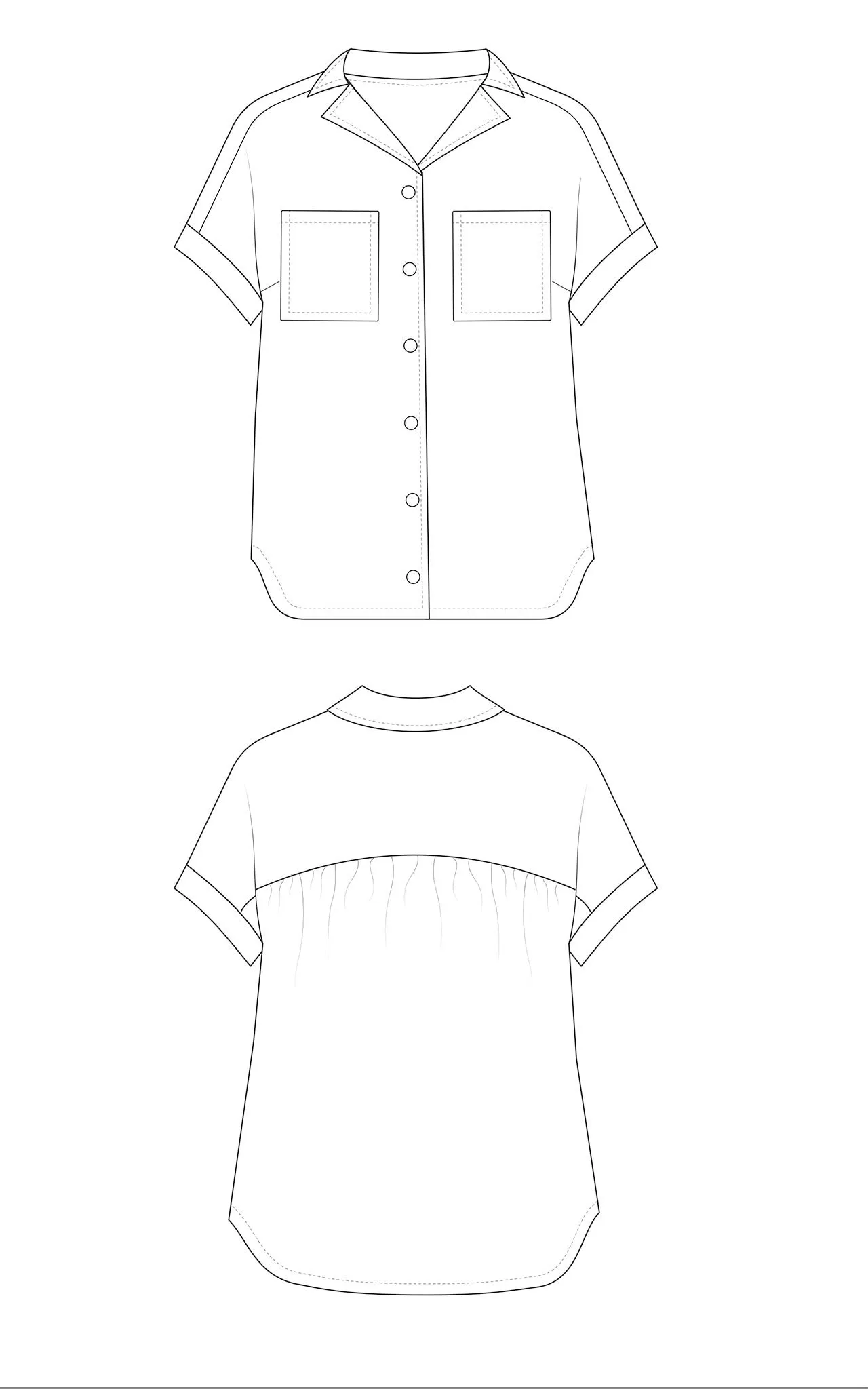 Haskell Shirt PDF pattern