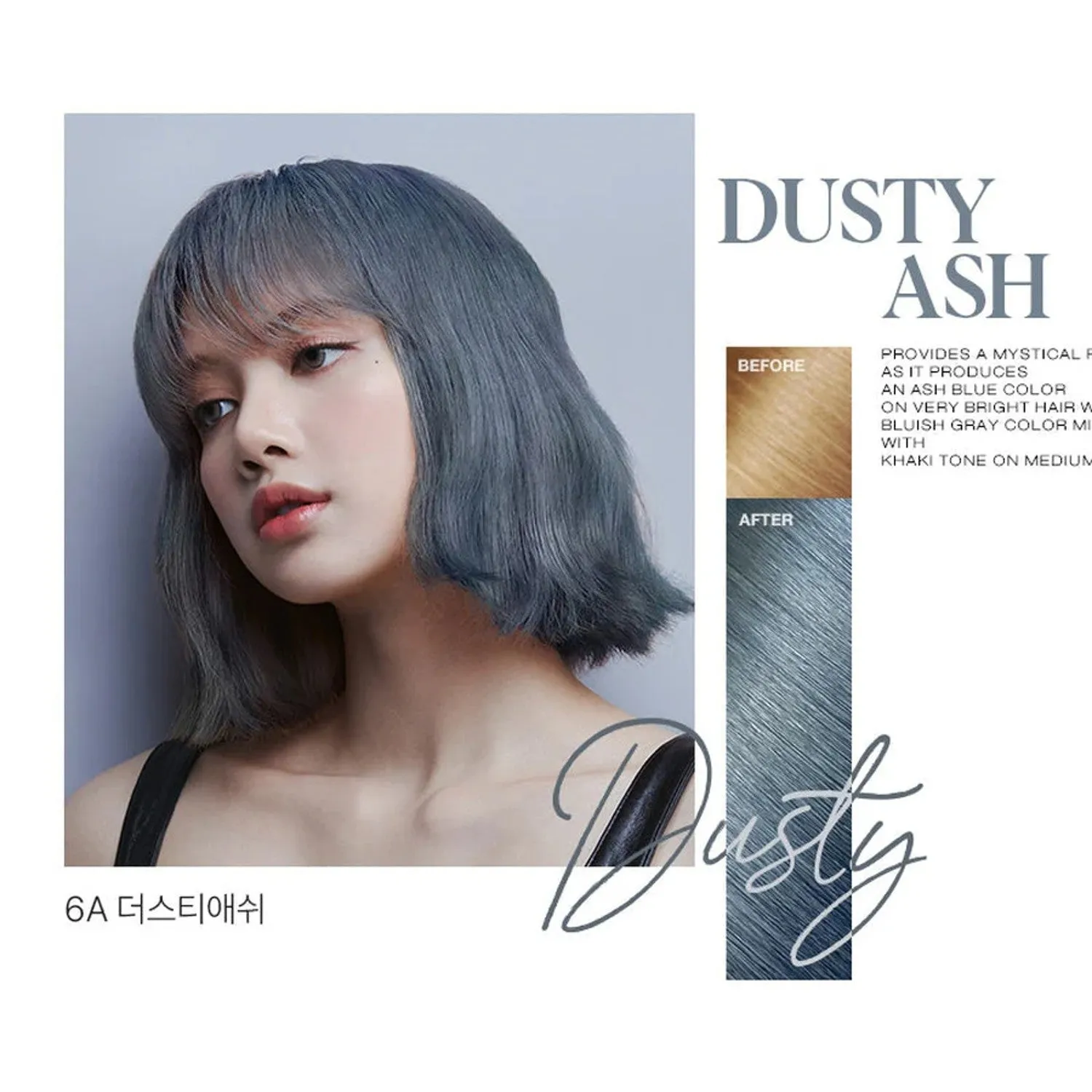 Hello Bubble Hair Colour -#6A Dusty Ash 30g