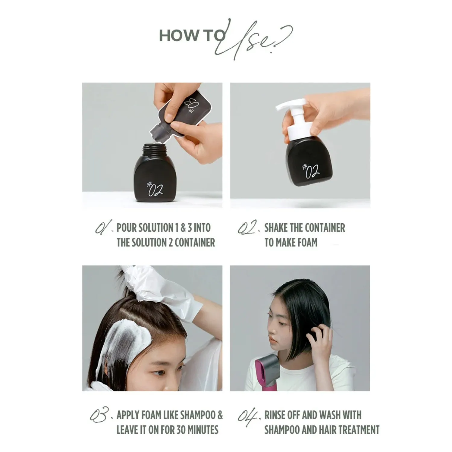 Hello Bubble Hair Colour -#6A Dusty Ash 30g