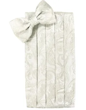 Ivory Tapestry Kids Cummerbund