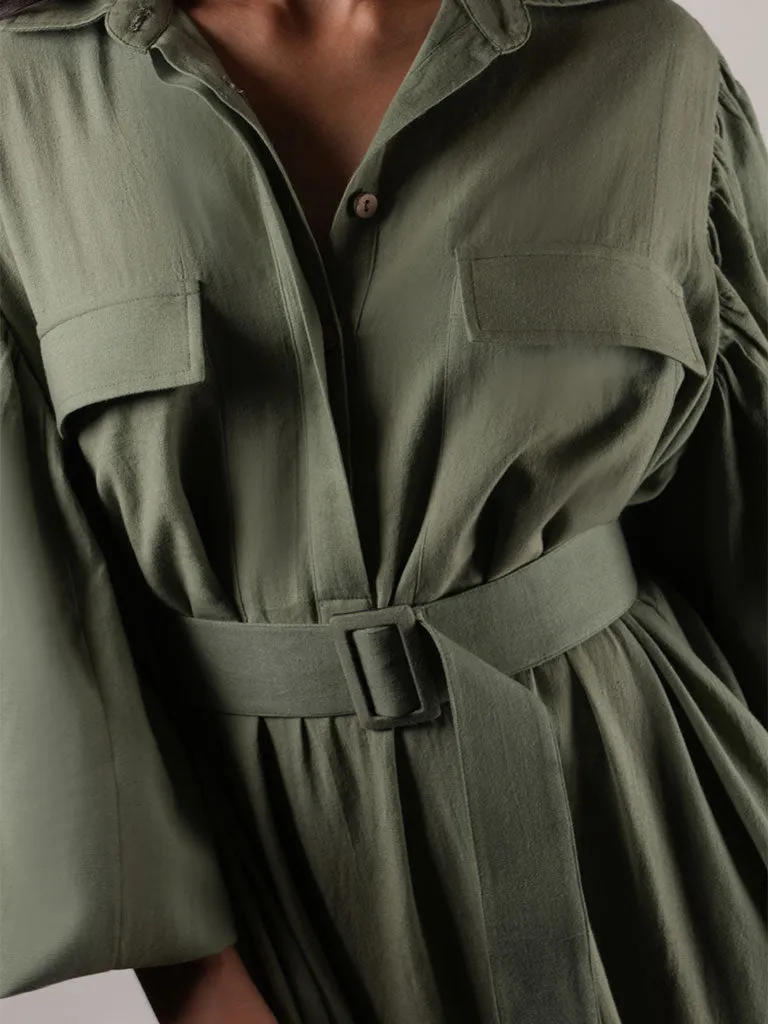 Kaavya Shirt Dress