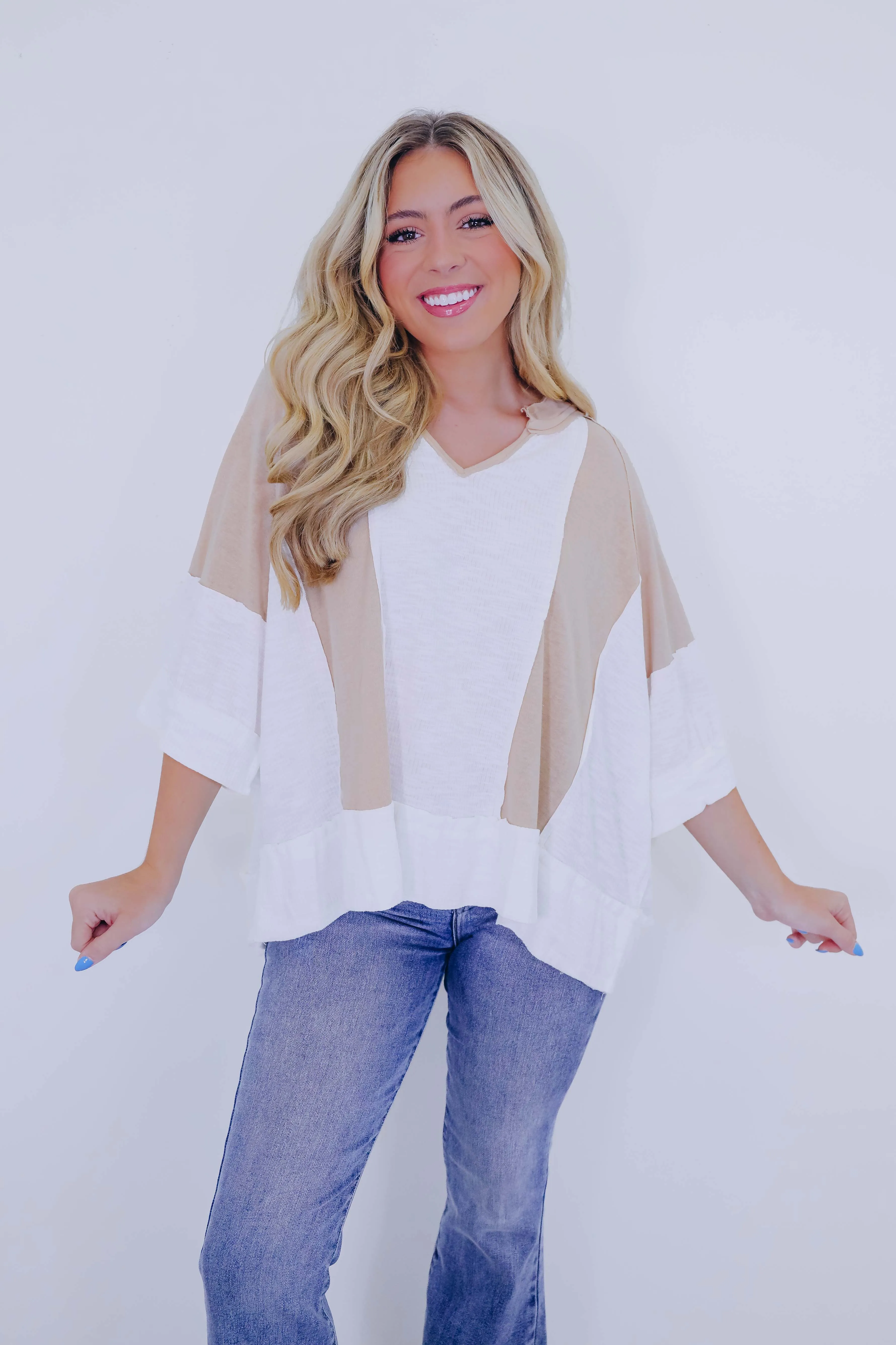 Kayla Color Block Top - 4 Colors