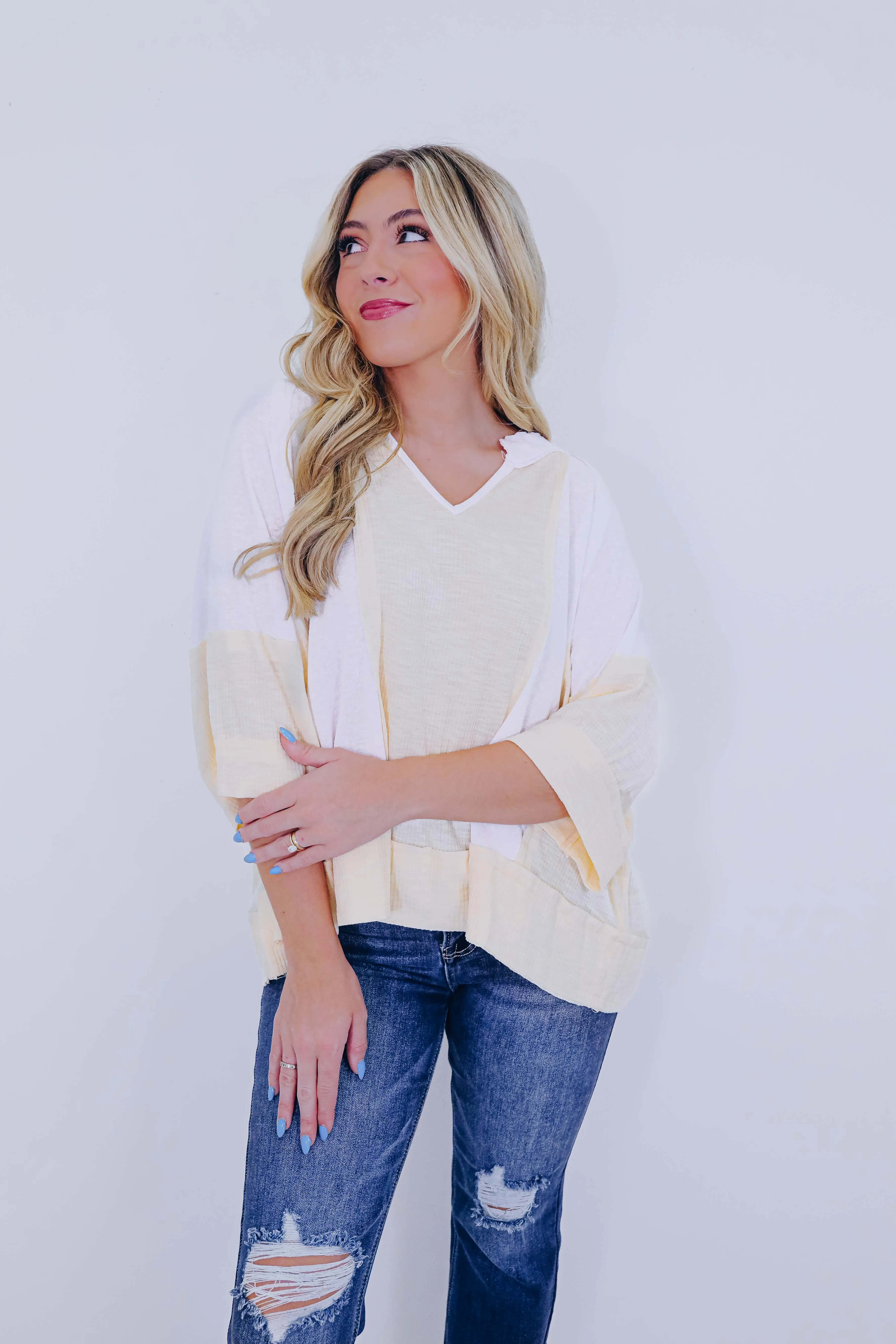 Kayla Color Block Top - 4 Colors