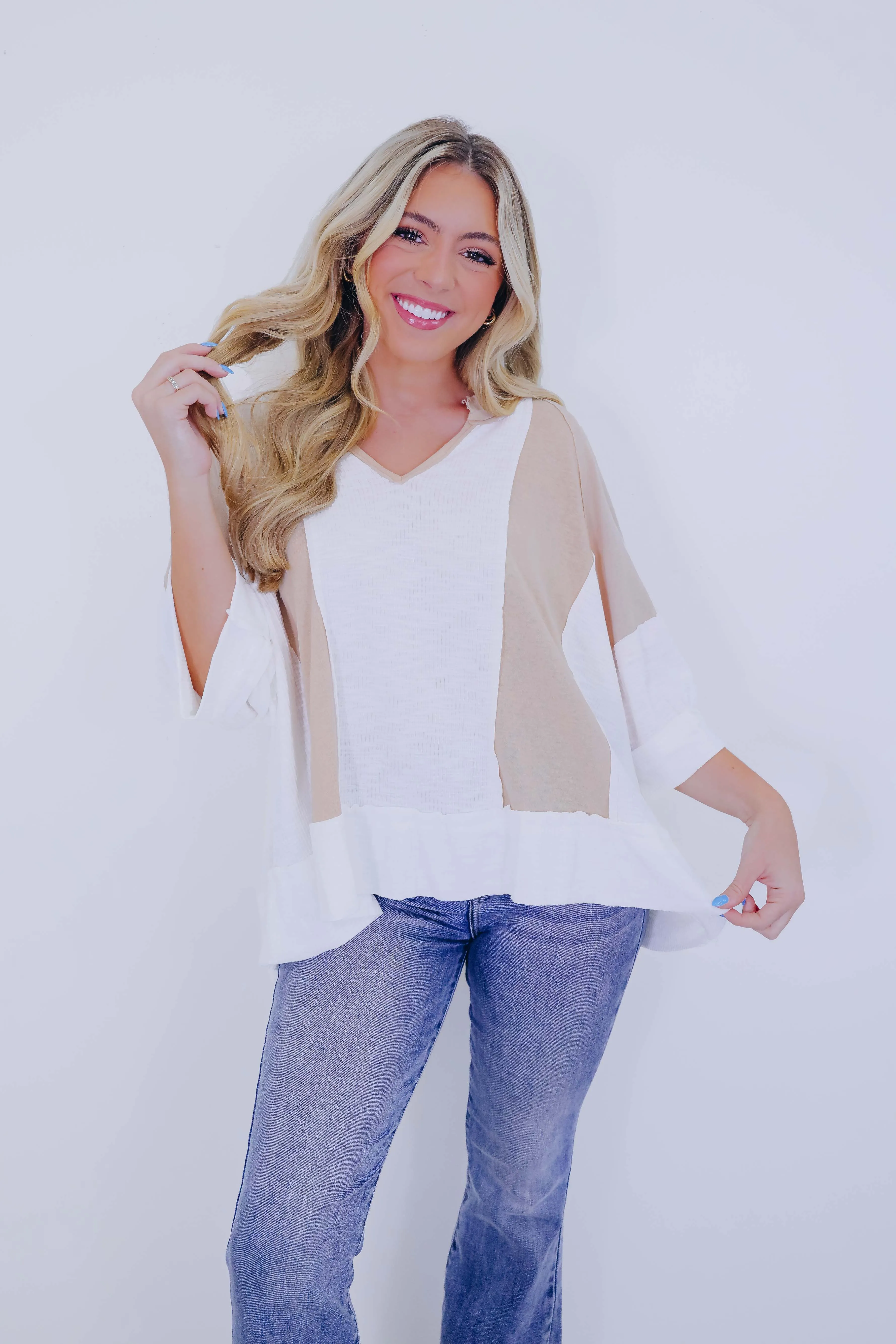 Kayla Color Block Top - 4 Colors