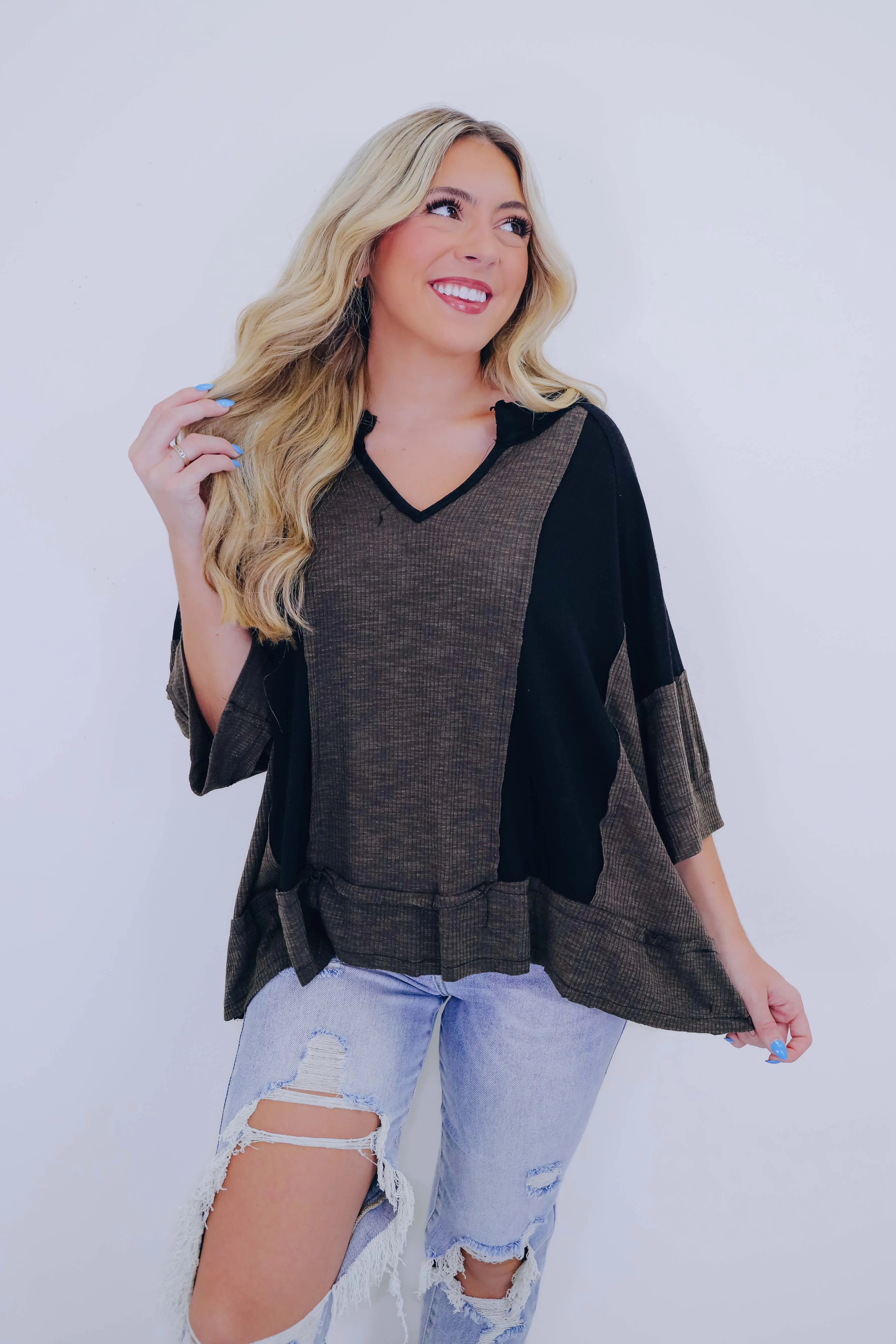 Kayla Color Block Top - 4 Colors