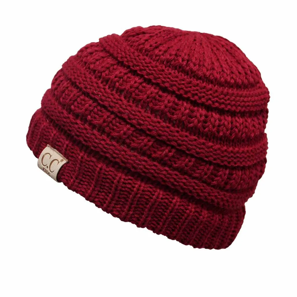 Kid's Classic Fit Cable Knit Beanie