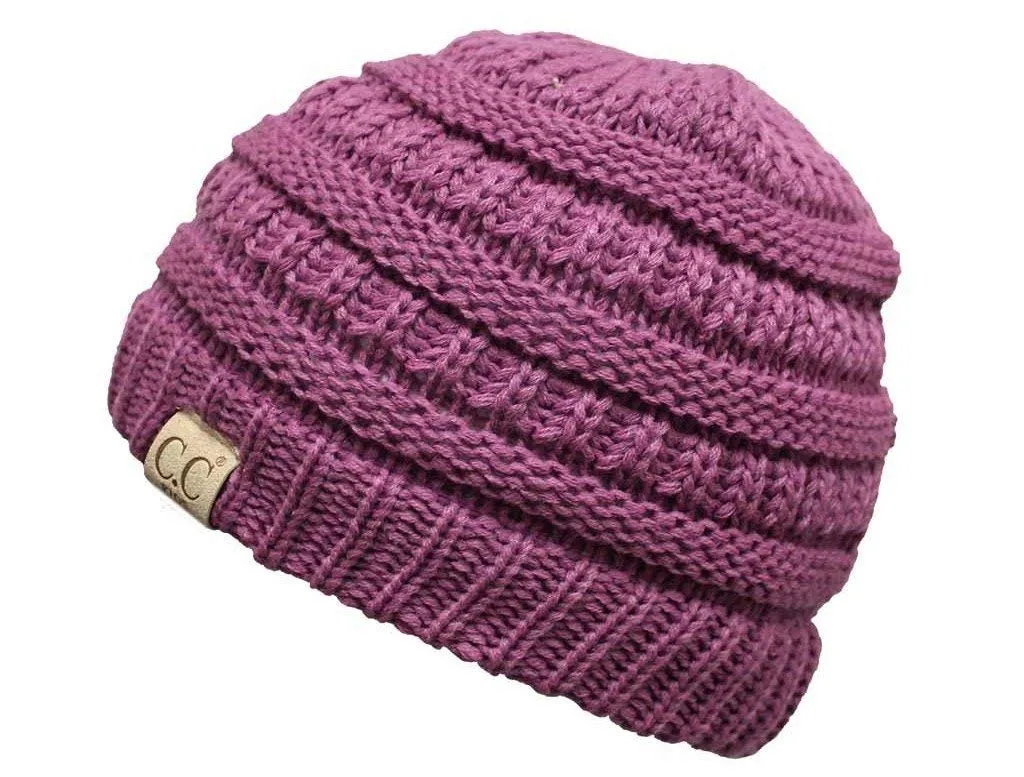 Kid's Classic Fit Cable Knit Beanie