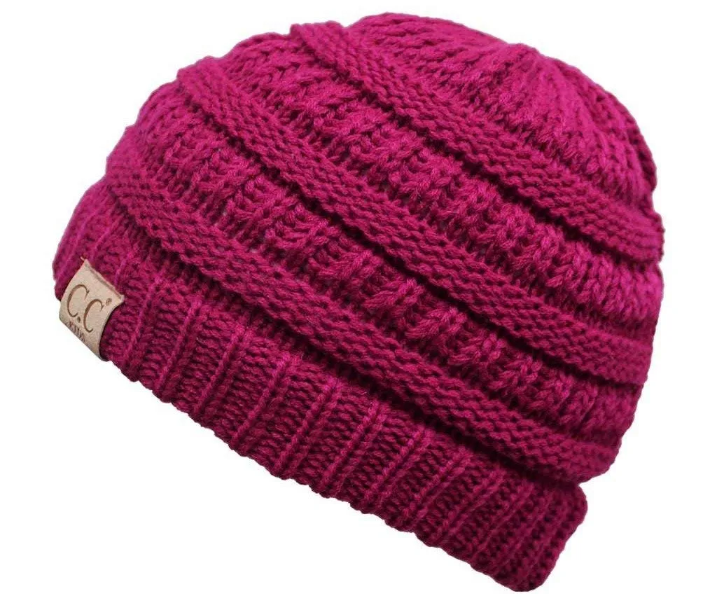 Kid's Classic Fit Cable Knit Beanie