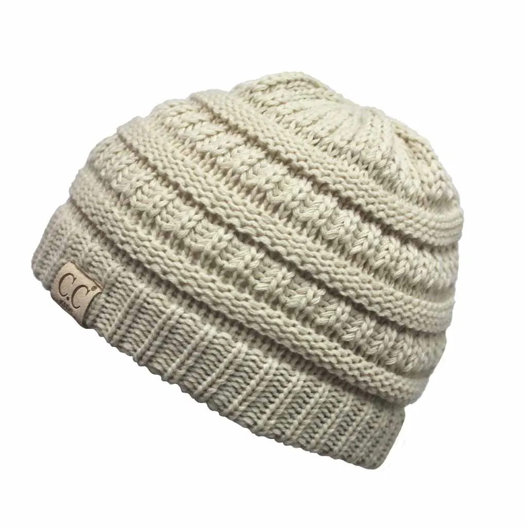 Kid's Classic Fit Cable Knit Beanie