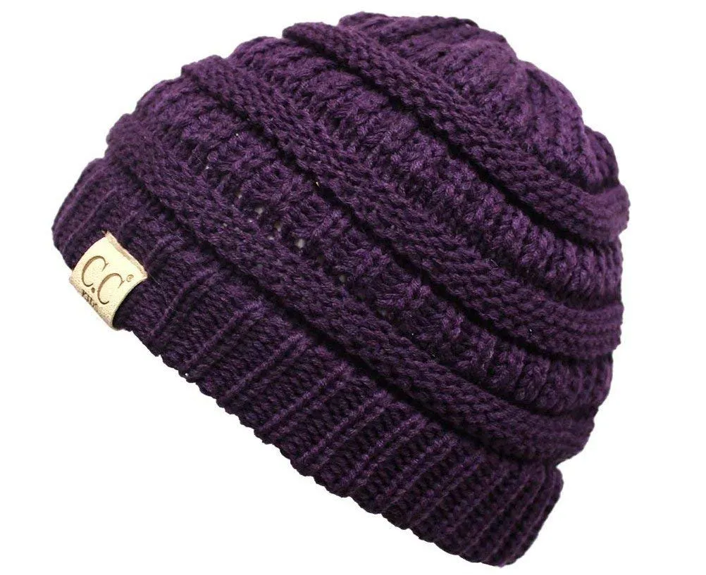 Kid's Classic Fit Cable Knit Beanie