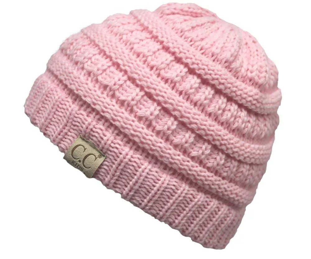 Kid's Classic Fit Cable Knit Beanie