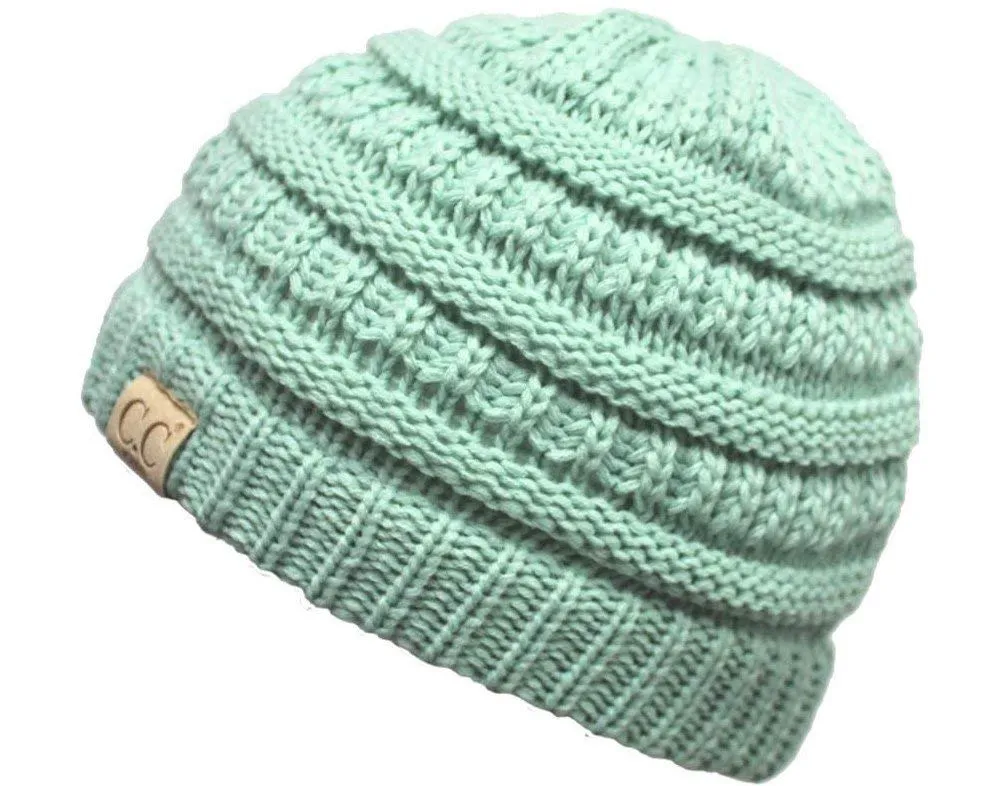 Kid's Classic Fit Cable Knit Beanie