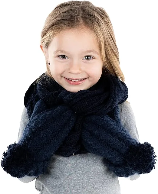 Kids Scarf & Mitten Matching Set by Funky Junque