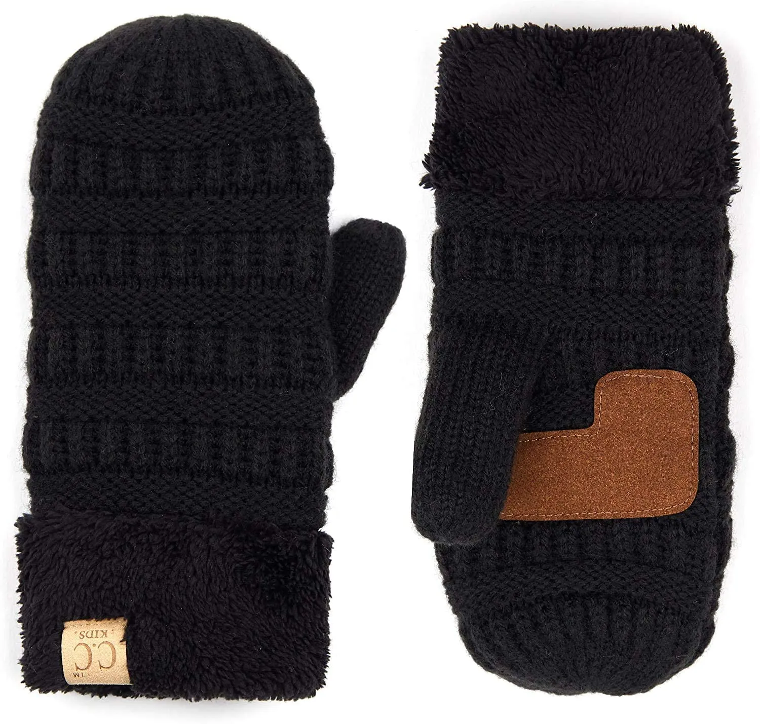 Kids Scarf & Mitten Matching Set by Funky Junque