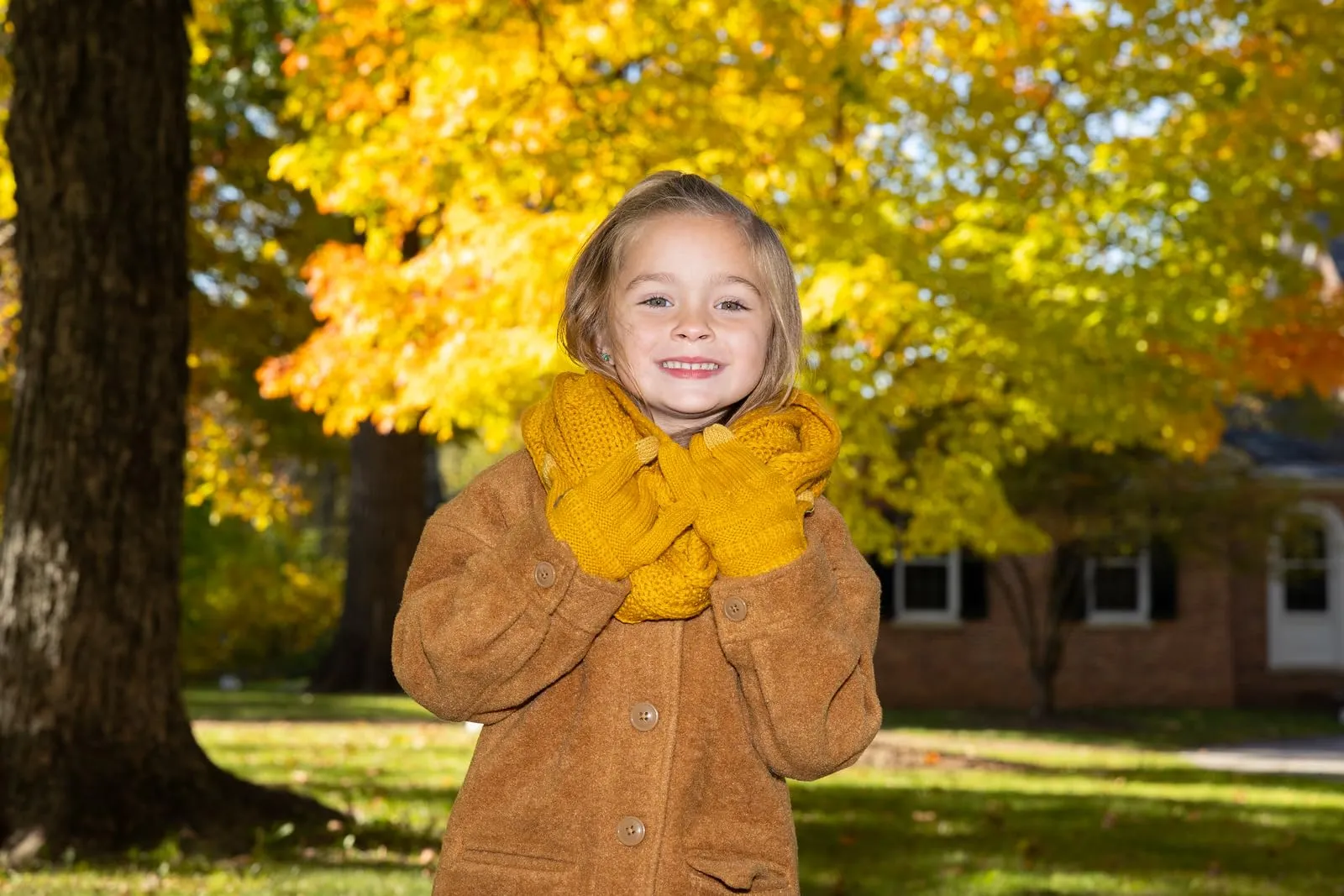 Kids Scarf & Mitten Matching Set by Funky Junque