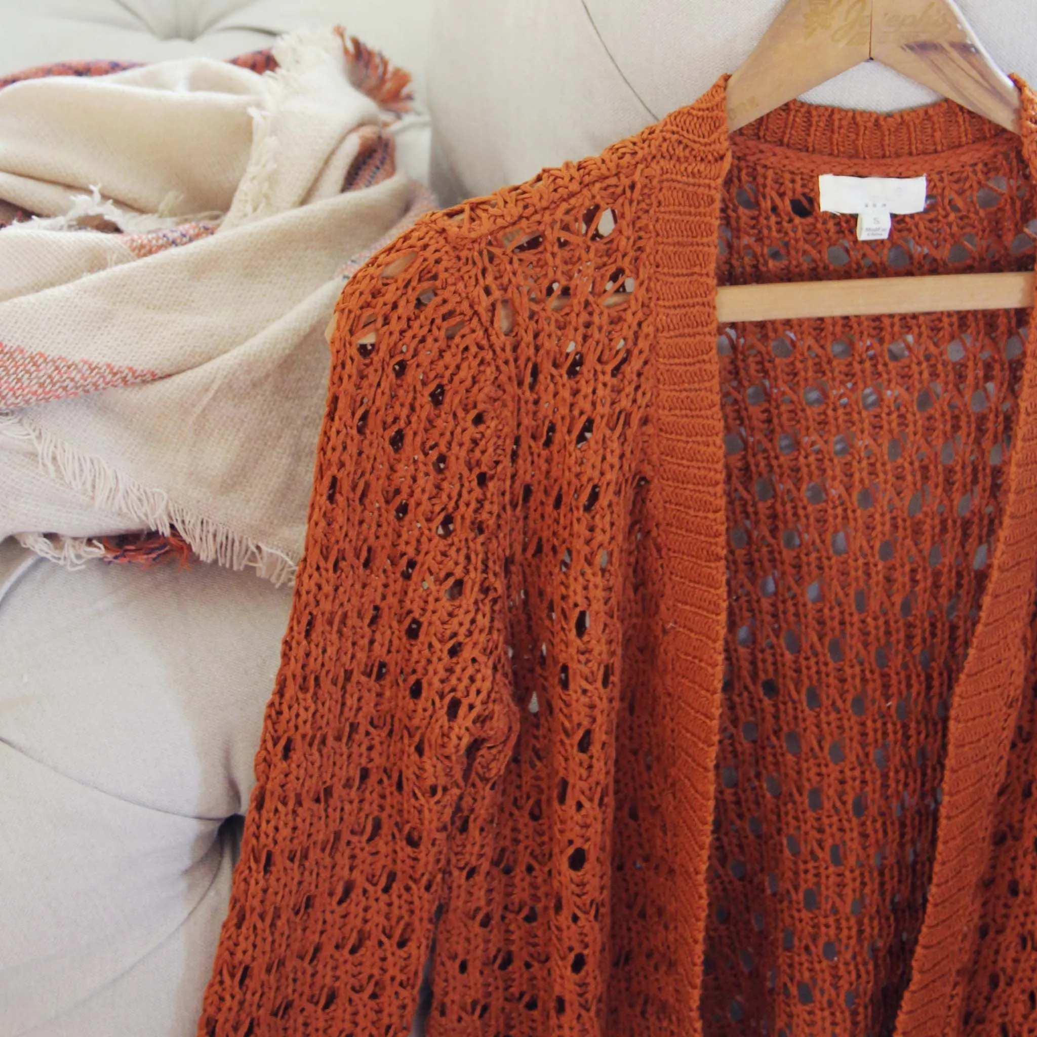 Lace & Copper Sweater