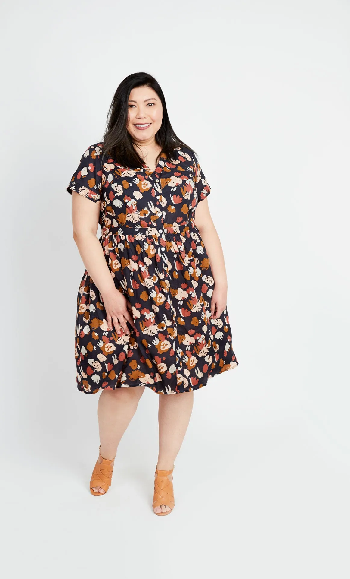 Lenox Shirtdress 12-32 PDF pattern