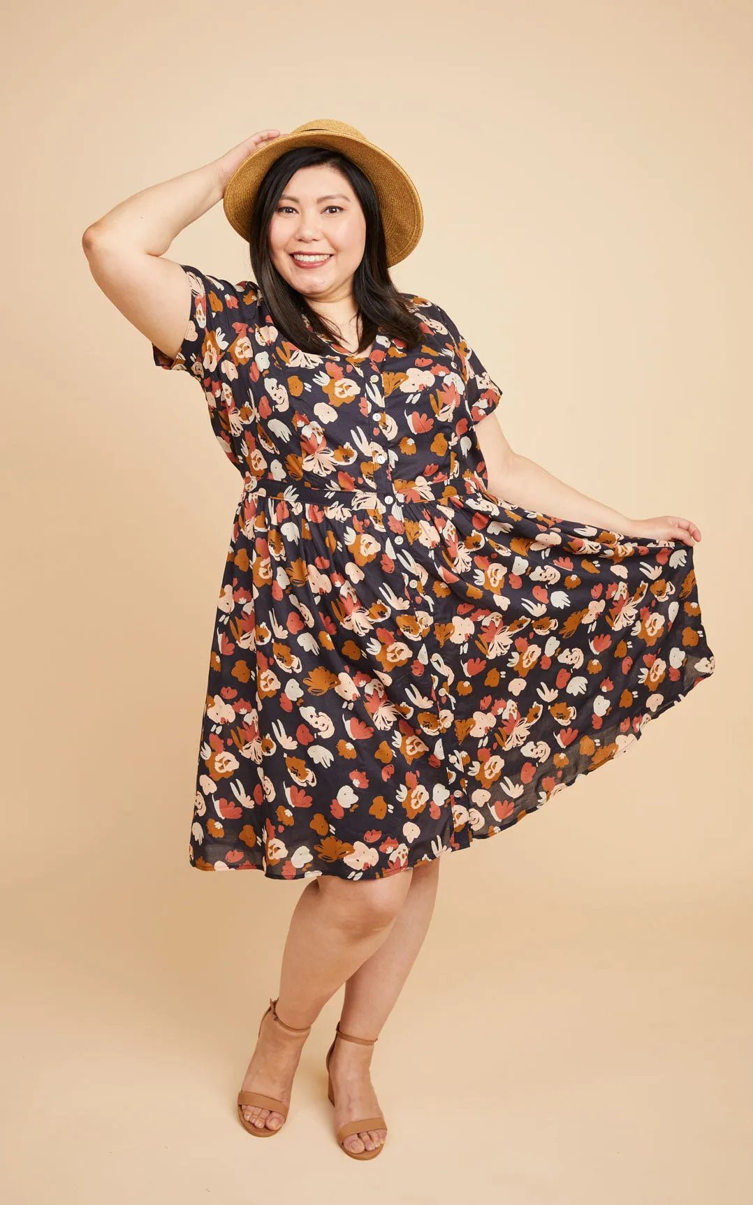 Lenox Shirtdress 12-32 PDF pattern