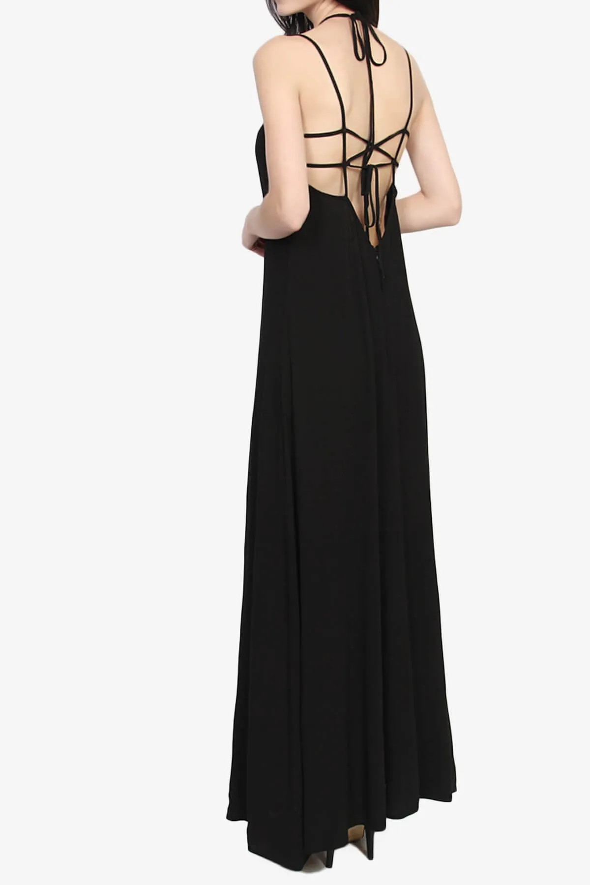 Lucia Open Back Maxi Dress