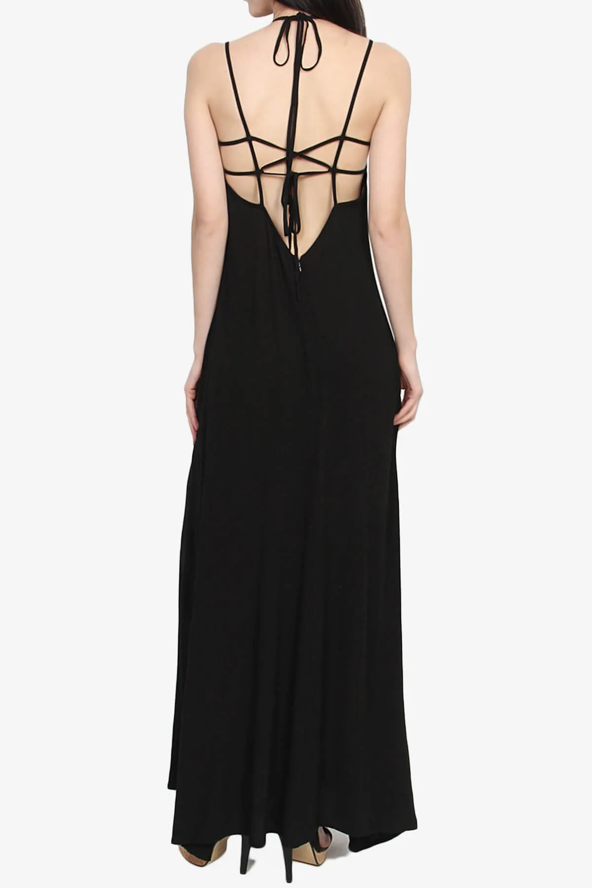 Lucia Open Back Maxi Dress