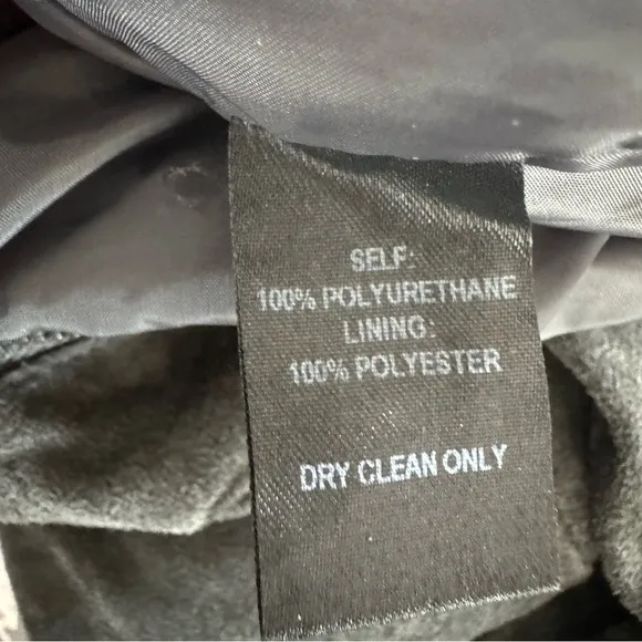 Lulu's Vegan Suede  Green Gray Moto Jacket Size Large