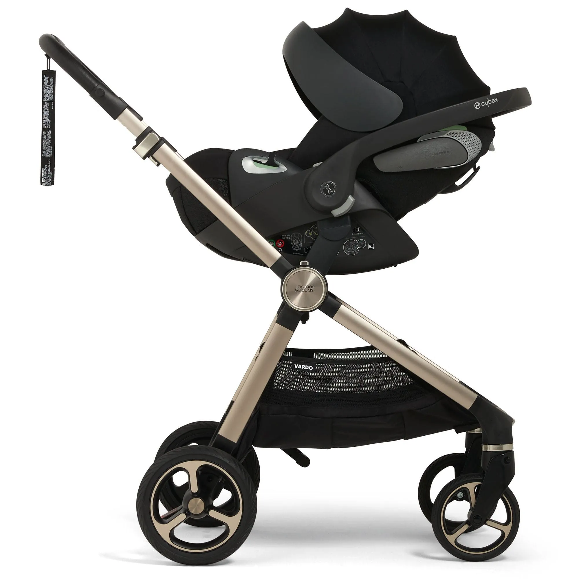 Mamas & Papas Vardo Complete Cybex Bundle in Shell