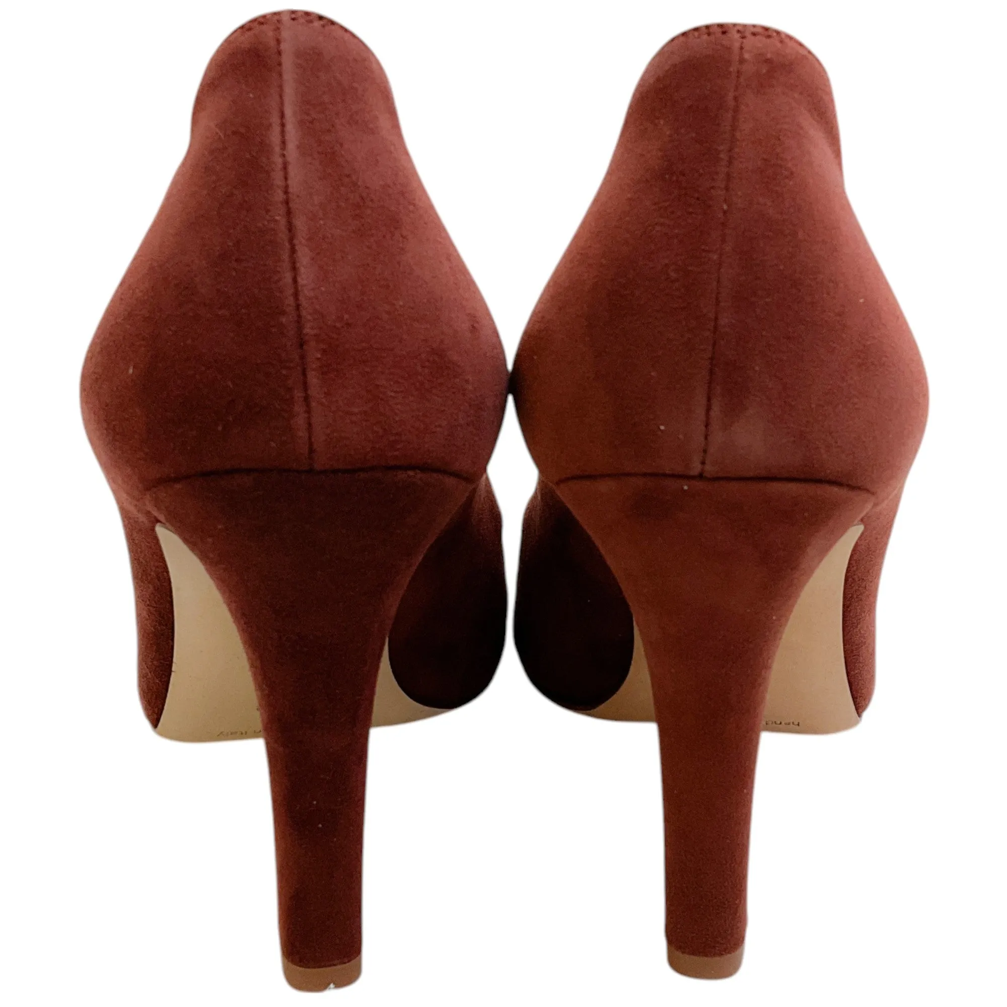 Manolo Blahnik Dark Chocolate Brown Suede Verin 105 Pumps
