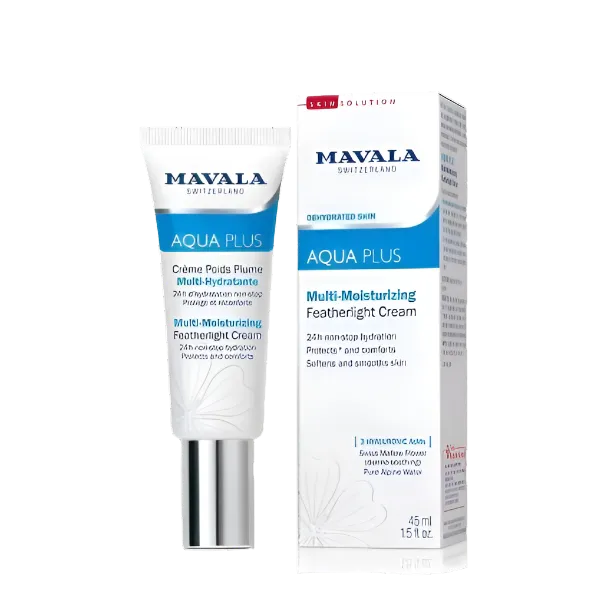 Mavala aqua plus multi-moisturizing feather-light cream 45 ml