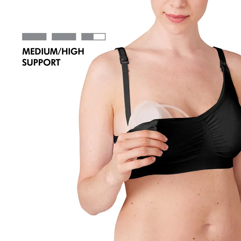 Medela 3 in 1 Nursing & Pumping Bra Black Small